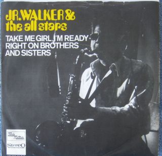 Jr Walker The All Stars Take Me Girl IM Dutch Picture Sleeve PS 7