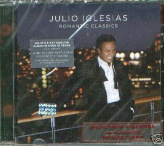 JULIO IGLESIAS, ROMANTIC CLASSICS. FACTORY SEALED CD. IN ENGLISH