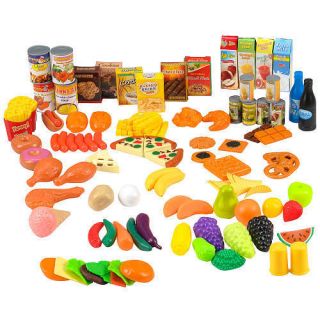 Just Like Home Super Play Food Set 120 Pieces