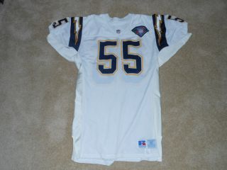 Junior Seau Chargers Game Jersey Vintage Throwback NFL 75th