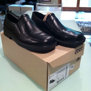Boys Ecco Shoes Junior Arlanda Black Slip on 6 5