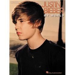 Hal Leonard Justin Bieber My World for Easy Piano Songbook