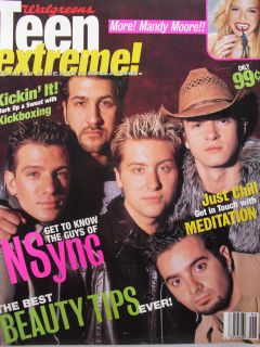 Sync 2001 Teen Extreme Magazine Mandy Moore Justin Timberlake