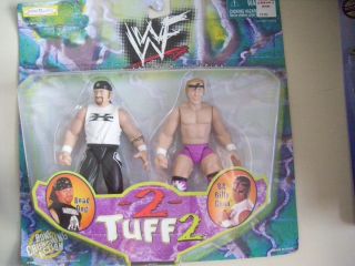 WWE Jakks Bone Crunching Action Billy Gunn Road Dogg 2 Tuff 2 BCA WWF