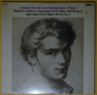 Schubert Recital Jean Rodolphe Kars Piano London CS 6714 SEALED