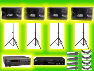 Karaoke System Complete Professional Karaoke Club Equipment 2400W