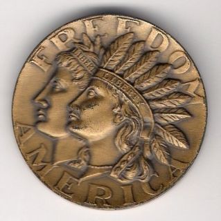 Freedom America The Metal Arts Co NY Bronze Medal