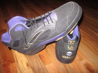 Karl Malone Utah Jazz Game issued Shoes Nice L A Gear