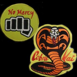 Cobra Kai No Mercy Patch Set from Karate Kid