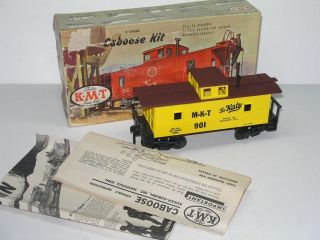 Vintage 1956 KMT O Scale MKT The Katy 901 Caboose Train Kit in Box