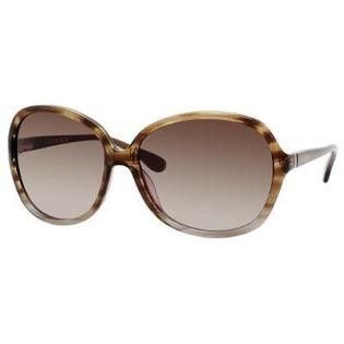 Kate Spade Gabi JXQ Brown Grey Plastic Sunglasses