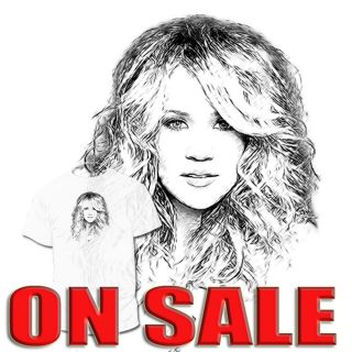 Carrie Underwood T Shirt Kelly Clarkson American Idol Drawings Are