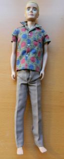 Vintage 1960s Ken Doll Rally Day Shirt Brown Pants Clothes Barbie