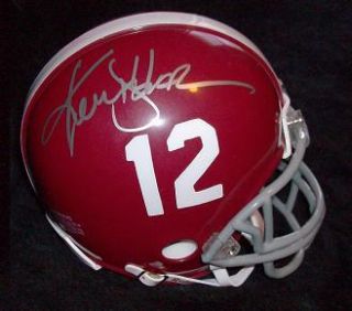 Ken Stabler Signed Alabama Crimson Tide Mini Helmet COA