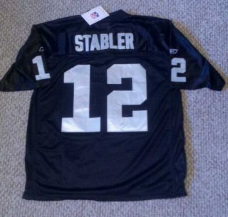 Oakland Raiders Ken Stabler Throwback Jersey