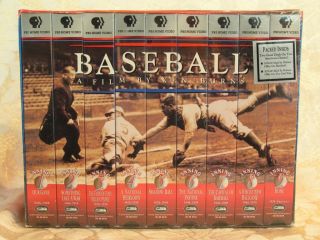 Baseball A Film by Ken Burns VHS Set of 9 BN SEALED