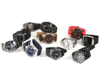 of Assorted Mens Wrist Watches For Repair KENNETH COLE BETSEY JOHNSON