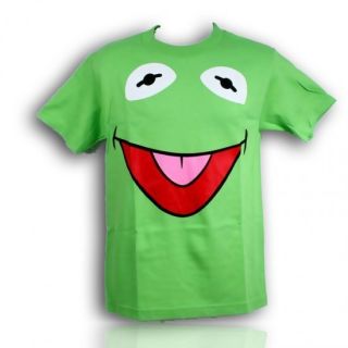 Mens Funny Kermit The Frog The Muppets Show Adult Face T Shirt New s M