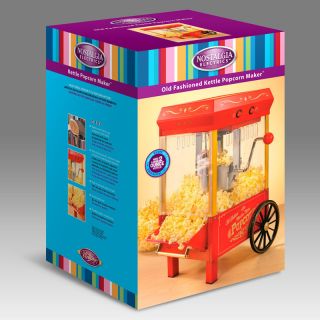 Nostalgia Electrics Old Fashioned Kettle Popcorn Maker KPM508