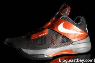 Nike Zoom KD IV Black Orange Men Nike Kevin Durant IV Size 8 10 5 4