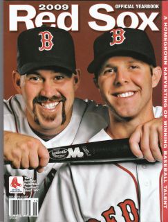 2009 Boston Red Sox Yearbook Kevin Youkilis D Pedroia