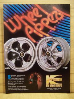 Original 1979 Keystone Chrome Klassic and Raider Mag Wheels Magazine