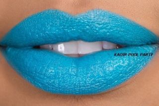 Keyshia KaOIR Kaoir Bright Turquoise Pool Party Lipstick New Blue