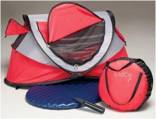 Kidco Peapod Plus Portable Travel Air Bed Tent P205 Cardinal Red