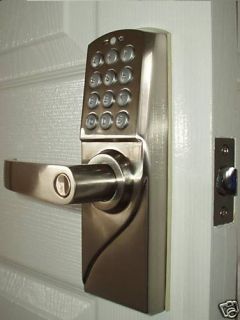 Solid Weatherproof Keyless Electronic Code Door Lock LH
