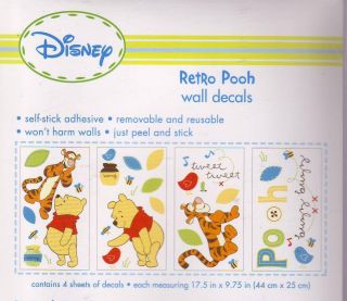 Disney Retro Pooh Wall Decals by Kids Line