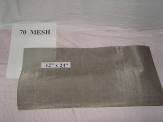 12x24 Pollen Kief KIF 70 Mesh Stainless Steel Screen