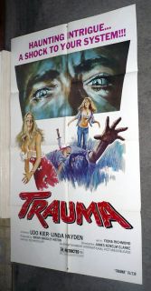 Trauma Original One Sheet Poster Udo Kier Linda Hayden