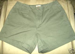Kiko MO Green Khaki Cotton Shorts Size 9 10 Juniors