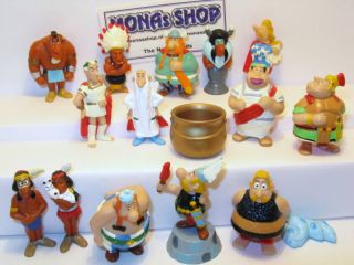 KINDER SURPRISE ASTERIX AT AMERICA 1997 COMPLETE COLLECTION SET p