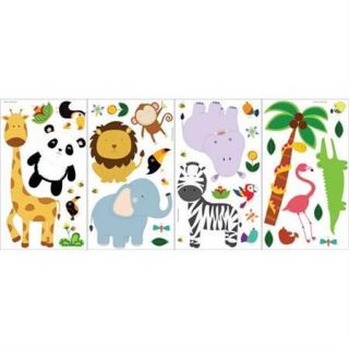 Stickers Jungle Room Decor Safari Decals Kids Monkey Lion BM1