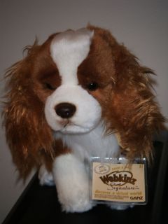 WEBKINZ SIGNATURE KING CHARLES SPANIEL Dog April NEW w/ Sealed Code IN