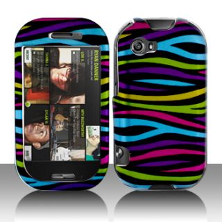 Sharp Kin Two Cell Phone Faceplate Cover Case Rainbow
