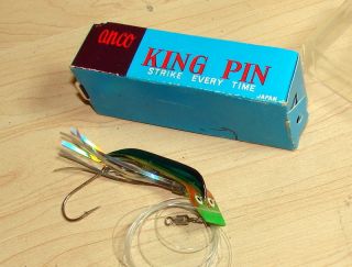 Unusualvintage King Pin Salmon Plug Lure Mint in Box
