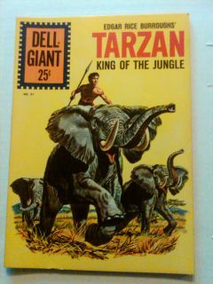Dell Giant Tarzan King of the Jungle No 51 1961 Edgar Rice Burroughs