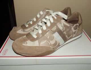 Coach Signature Kinsley Sneakers New in Box Size 8M