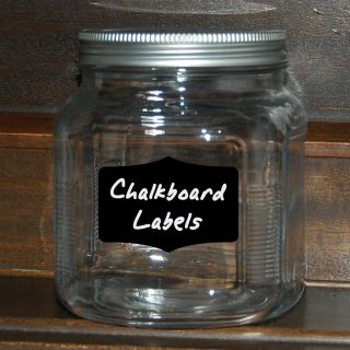 Chalkboard Vinyl Labels Organize Kitchen Pantry Canisters Wall Decal