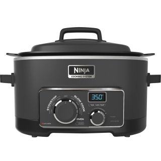 Ninja 3 in 1 cooking system steamer roaster baker slow cooker oven 6qt