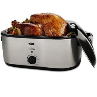 Roaster Oven Steel 22 Quart Electric Turkey Kitchen Appliance