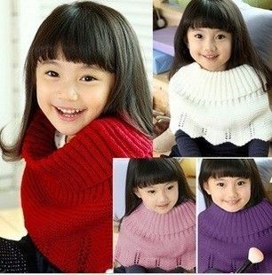 Kid Baby Girl Crochet Knitting Shawl Wrap Ponchos Coat