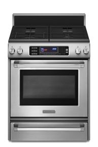 Kitchenaid® Dual Fuel Convection 30 Pro Line™ Stainless Steel