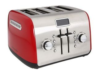 KitchenAid KMT422ER 4 Slice Digital Toaster W/ LCD Display, Empire Red
