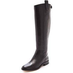 Kors Michael Kors Mariel Black Leather Riding Boots Sz 10
