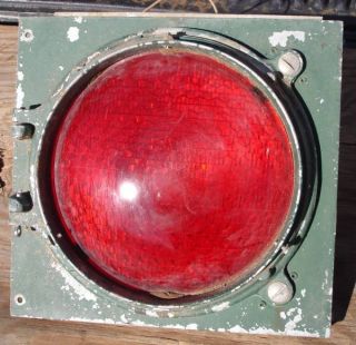 Kopp 8 3 8 Red Traffic Signal Lens Reflector Door
