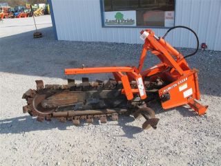 KUBOTA 5550A 3 PT TRENCHER ATTACHMENT FOR TRACTORS HYDRAULIC LIFT PTO