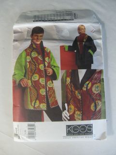 Vogue Sewing Pattern Koos Van Den Akker Couture Reversible Jacket 2709